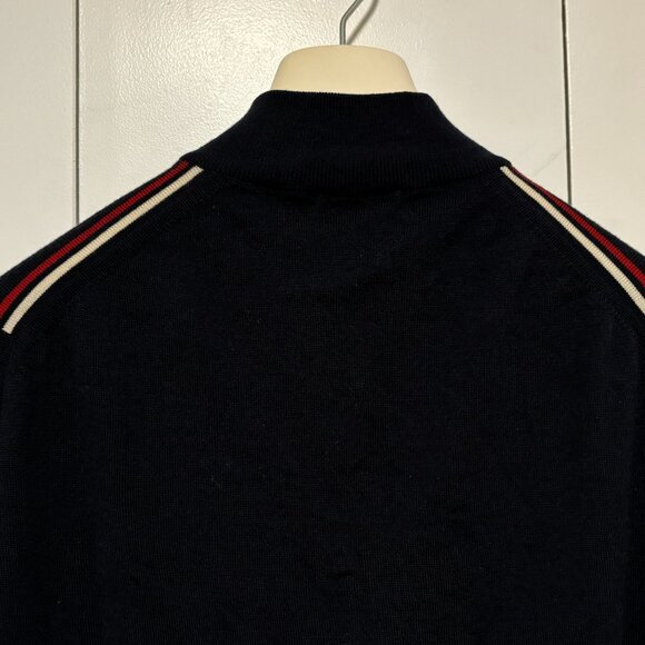 John Smedley Slim-Fit Merino Wool 2-way Zip-Up Cardigan Large - Picture 8 of 13